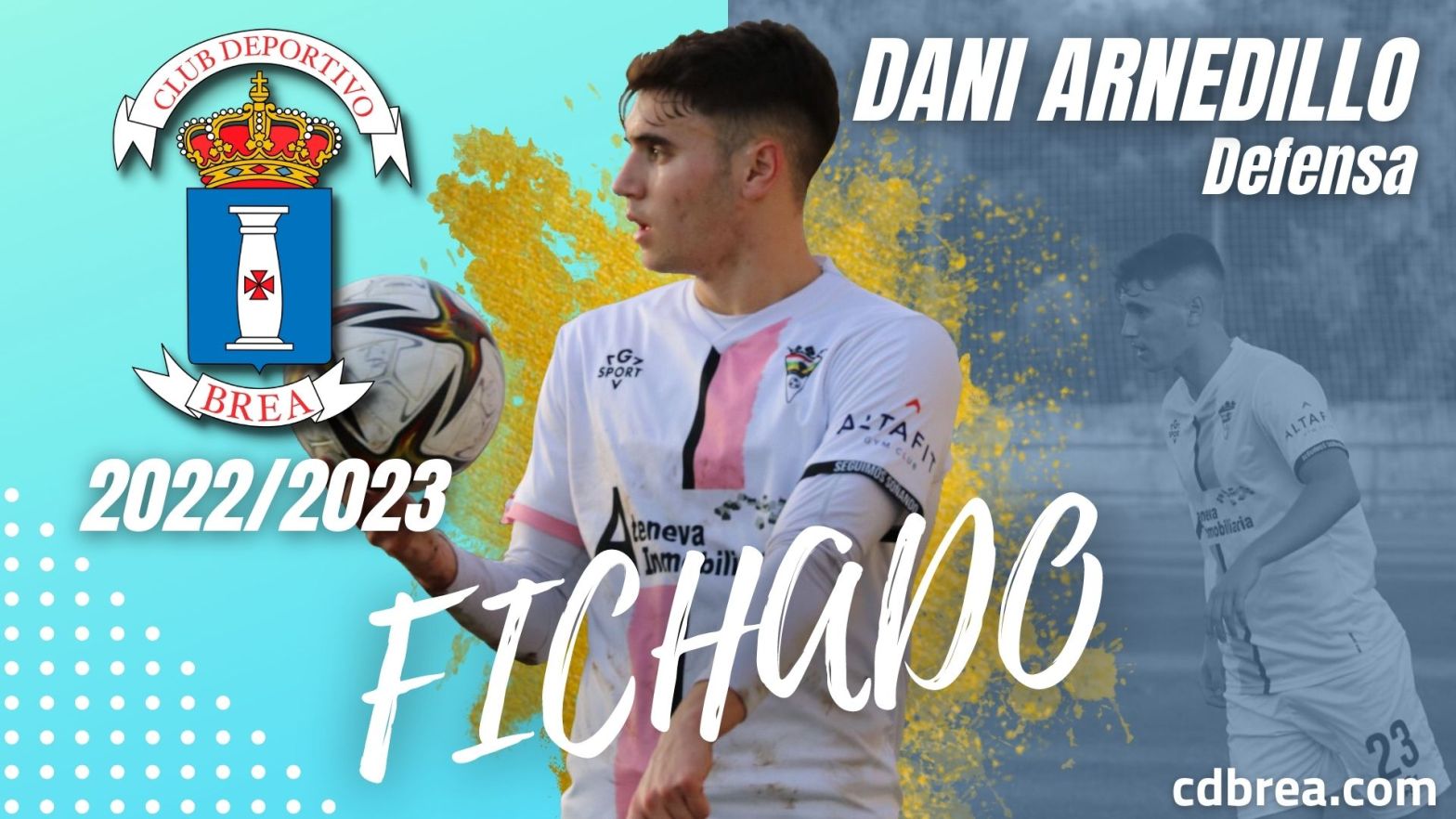 Fichaje de Dani Arnedillo por el Club Deportivo Brea