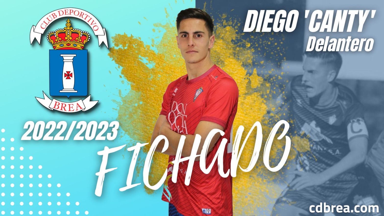 Fichaje de Diego Canty por el CD Brea