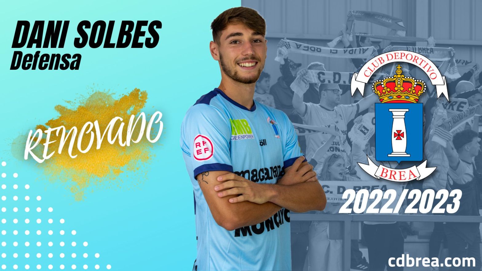 Renovación de Dani Solbes con el CD Brea