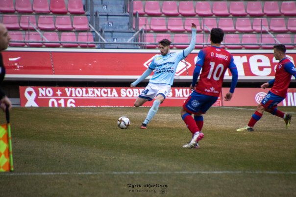 Dani Solbes en un partido con el CD Brea