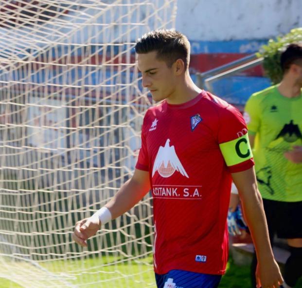 Diego Canty en un partido con el CP Villarrobledo