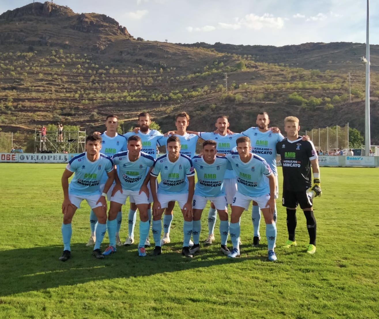 Once inicial CD Brea ante el Atlético Monzón