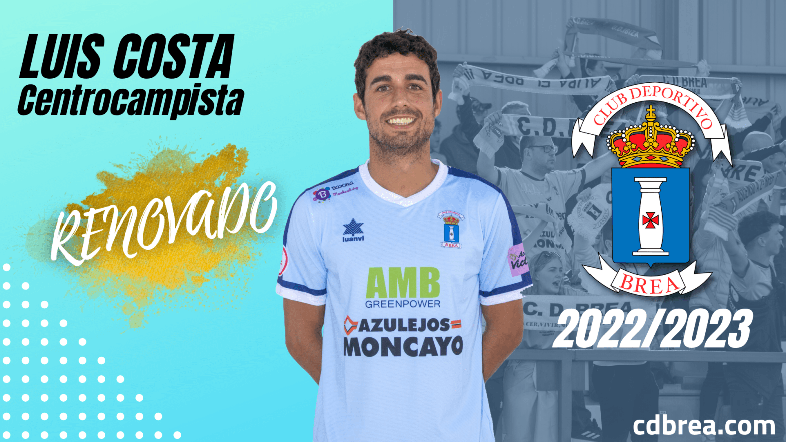 Luis Costa renueva con el CD Brea