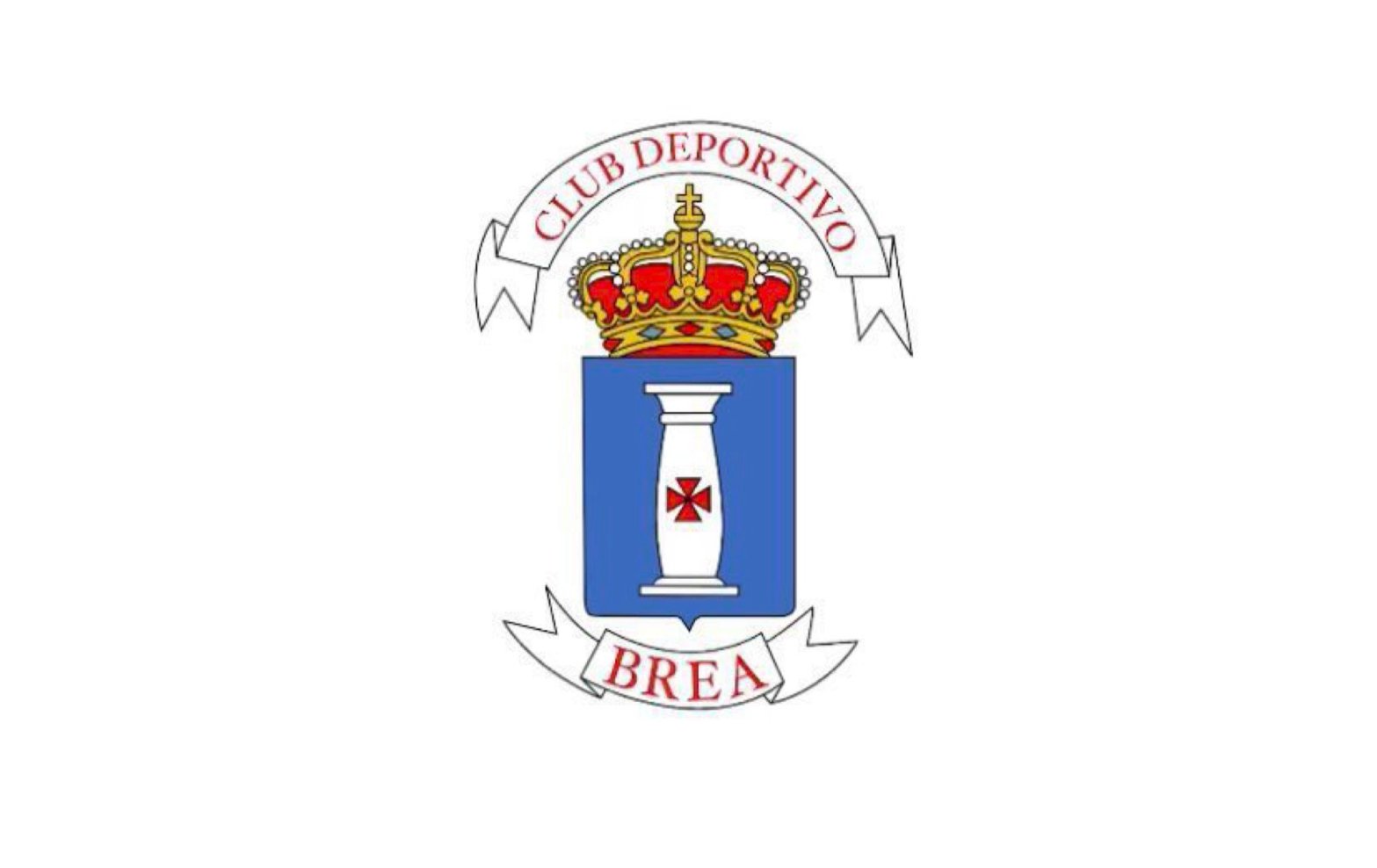 Escudo CD Brea en fondo blanco