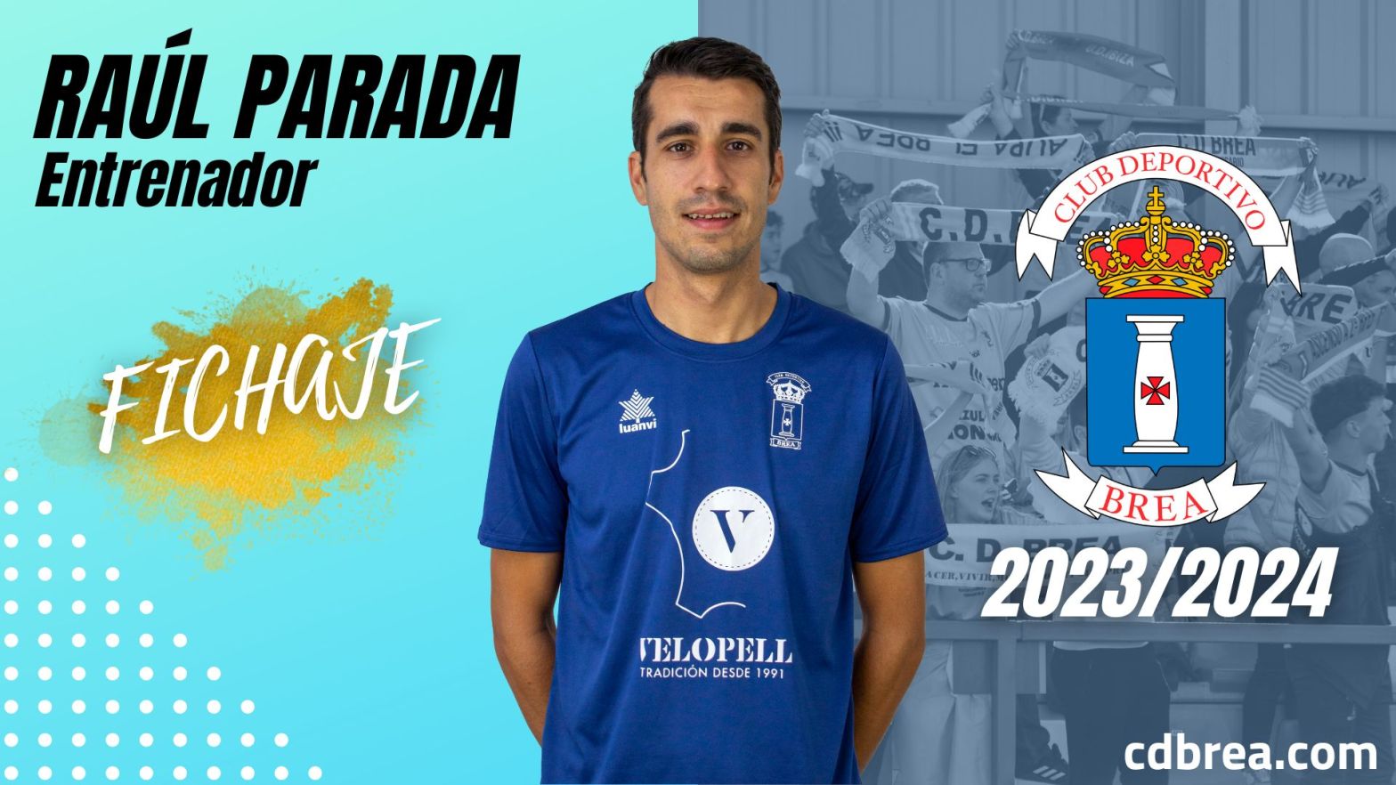 Raúl Parada, nuevo entrenador del CD Brea