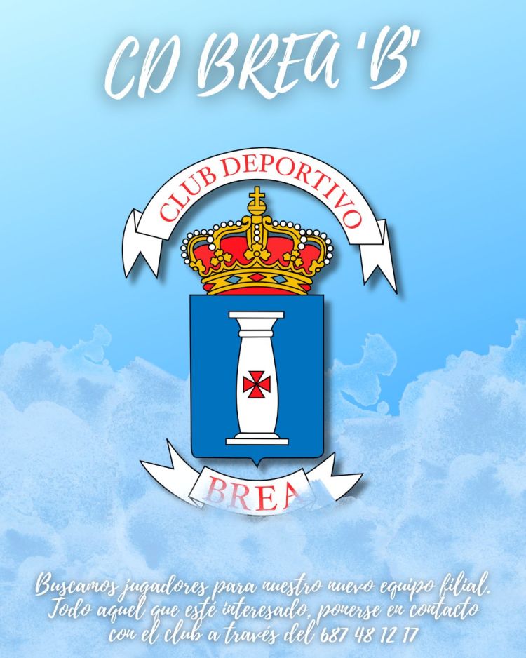 El CD Brea busca jugadores para un futuro CD Brea 'B'